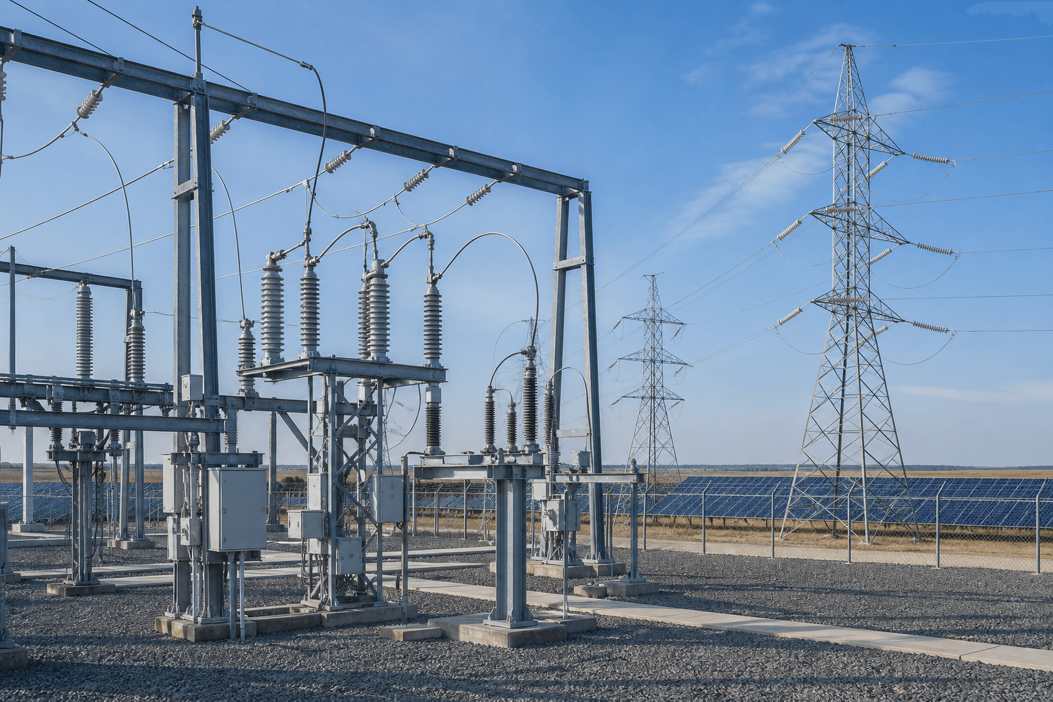 Electrical infrastructure supporting solar generation